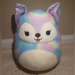 Felexine The Tie Dye Fox Squishmallow 8"